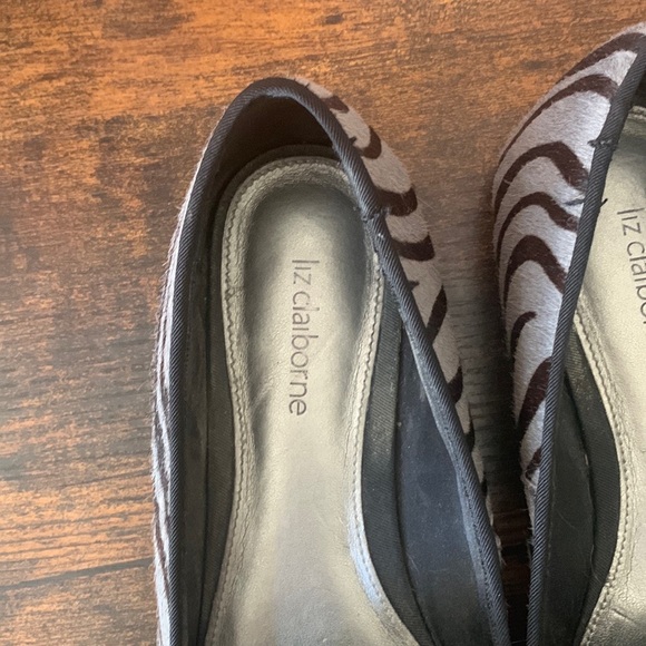 Liz Claiborne, size 8.5, zebra print loafers - Picture 6 of 6